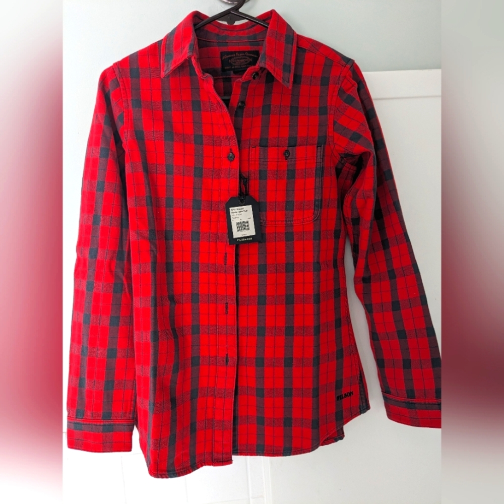 Filson Womens Washed Alaskan Guide Shirt -Small- New With Tags